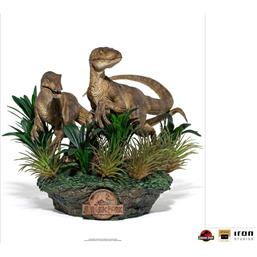 Just The Two Raptors Deluxe Art Scale Statue 1/10 20 cm