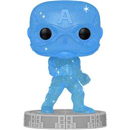 Infinity Saga: Captain America (Blue) POP! Artist Series Vinyl Figur (#46)