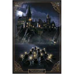 Hogwarts By Night Plakat