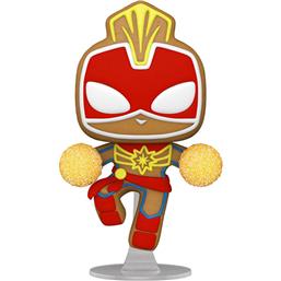 Marvel: Gingerbread Captain Marvel POP! Holiday Vinyl Figur (#936)