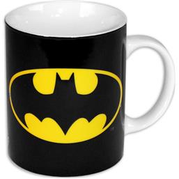BatmanBatman Sort Logo Krus med Hvid hank