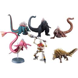 GodzillaKing of the Monsters Gekizou Series Statues 10 - 23 cm 6-Pack