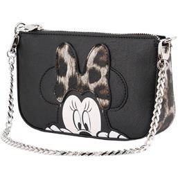 Minnie Mouse Classic Shoulder Bag with Metal Chain