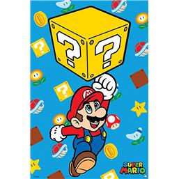 Super Mario Block Jump Plakat