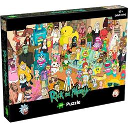 Rick and Morty: Rick and Morty Characters Puslespil (1000 brikker)