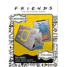 Friends Tech Stickers 25 Klistermærker