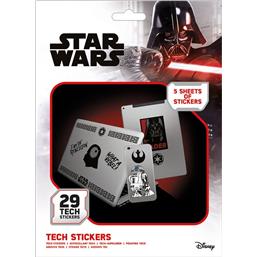 Star WarsStar Wars Tech Stickers 29 Klistermærker