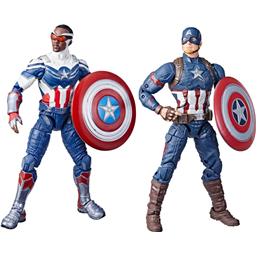 Captain AmericaSam Wilson & Steve Rogers Marvel Legends Action Figure 2-Pack 15 cm