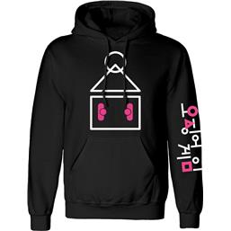 Squid Game: Squid Game Symbol and Logo Hooded Sweater