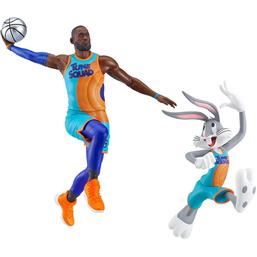 LeBron James and Bugs Bunny Statues 21 cm
