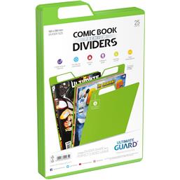 Ultimate Guard Premium Comic Book Dividers green (grønne) 25 styk