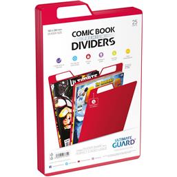 Ultimate Guard Premium Comic Book Dividers red (røde) 25 styk