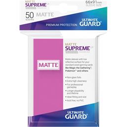Diverse: Ultimate Guard Supreme UX Sleeves Standard Size Matte Pink (50)
