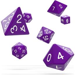 Oakie Doakie DiceDice RPG Set Solid - Purple (7)