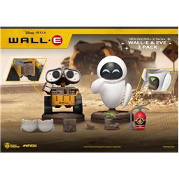 Wall-E & Eve Mini Egg Attack Figures 2-Pack 8 cm