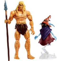 Masters of the Universe (MOTU): Revelation Masterverse Savage He-Man & Orko Action Figures 18 cm