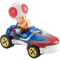 Mario Kart Diecast Bil Toad (Sneeker) 1/64 8 cm