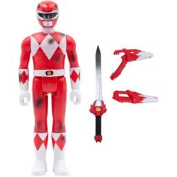 Power Rangers: Red Ranger (Battle Damaged) ReAction Action Figure 10 cm