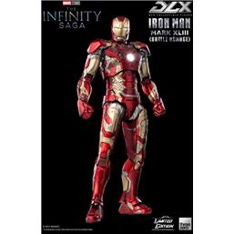Infinity SagaIron Man Mark 43 (Battle Damage) Limited Edition DLX Action Figure 1/12 17 cm