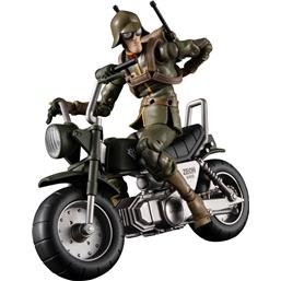 Manga & Anime: Principality of Zeon 08 V-SP General Soldier & Exclusive Motorcycle Actin Figure 10 cm