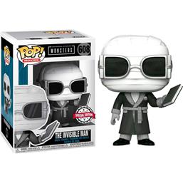 Universal Monsters: The Invisible Man Black and White Exclusive POP! Movies  Vinyl Figur (#608)