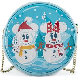 Snowman Mickey Minnie Taske by Loungefly
