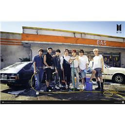 BTS Gas Station Plakat