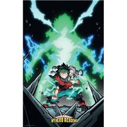 My Hero Academia: Deku Green Lightning Plakat