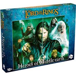 Lord Of The Rings: Heroes of Middle-Earth Puslespil (1000 brikker)