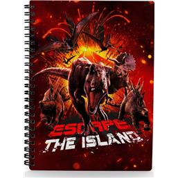 Escape the Island 3D-Effect Notesbog