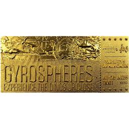 Gyrosphere Collectible Ticket Replica (gold plated)