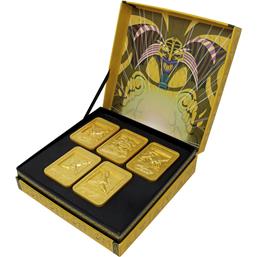 Yu-Gi-OhExodia the Forbidden One Ingot Set (gold plated)