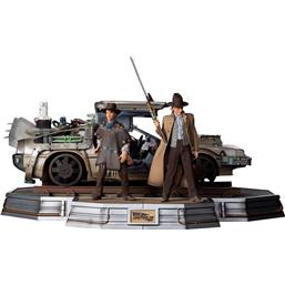 Back To The FutureBTTF - Deluxe Full Set (Part III) Art Scale Statues 1/10 57 cm