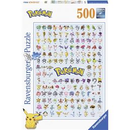 PokémonPokémons Puslespil (500 brikker)