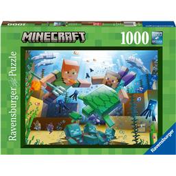 Minecraft Diving Puslespil (1000 brikker)