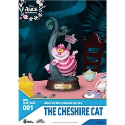 The Cheshire Cat Diorama Stage Statue 10 cm