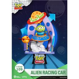 Toy StoryAlien Racing Car D-Stage Diorama Closed Box Version 15 cm