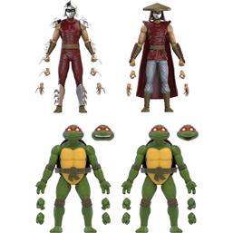 Mirage Comics Shredder & Turtles Exclusive BST AXN Action Figure 4-Pack