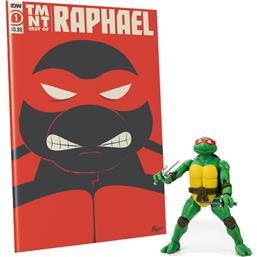 Raphael Exclusive BST AXN x IDW Action Figure & Comic Book 13 cm