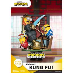 Diverse: Kung Fu Minions D-Stage Diorama15 cm