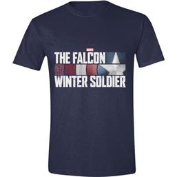 Falcon and the Winter Soldier Falcon and the Winter Soldier Logo T-Shirt (Navy BLue)