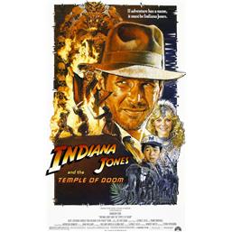 Indiana JonesTemple Of Doom Characters Plakat