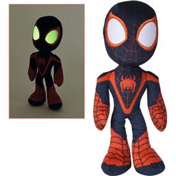 Spider-Man: Miles Morales Glow In The Dark Eyes Bamse 25 cm