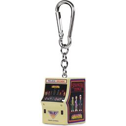 Arcade Machine Gummi Nøglering 6 cm