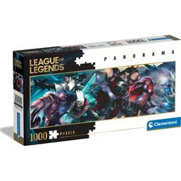 League Of LegendsChampions Panorama Puslespil 1000 Brikker