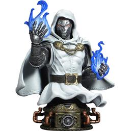 Doctor Doom White Armor DCD 40th Anniversary Previews Exclusive Buste 15 cm
