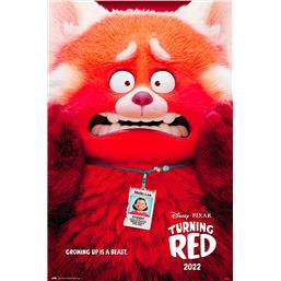 Red Panda Mei Plakat