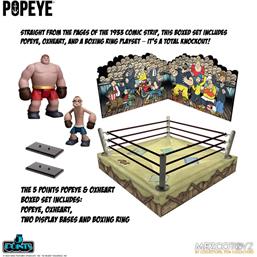 Popeye & Oxheart 5 Points Deluxe Figure Set 9 cm