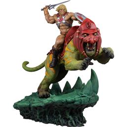 He-Man and Battle Cat Classic Deluxe Statue 59 cm