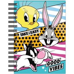 Looney Tunes: Good Vibes A5 Notesbog